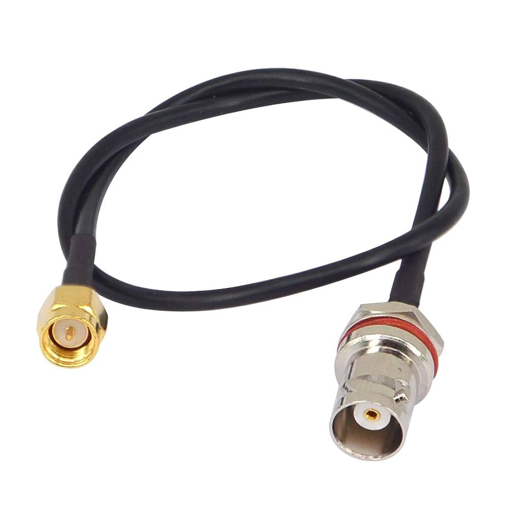 同軸ケーブルコネクタ、マイクコネクタ、 Amazon.co.jp: BOOBRIE RF同軸コネクタ BNCメス-SMAオス 防水